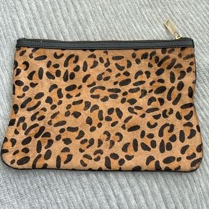 Banana Republic Fuax Fur Leopard Clutch